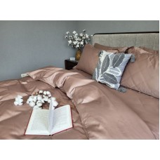 Комплект постільної білизни Forest Rose Сатин однотонний, 100% Бавовна, №0347, ТМ Комфорт-текстиль