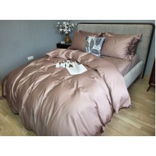 Комплект постільної білизни Forest Rose Сатин однотонний, 100% Бавовна, №0347, ТМ Комфорт-текстиль
