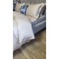 Комплект постільної білизни однотонний BEIGE №0060, Сатин 100% Бавовна, ТМ Комфорт-текстиль