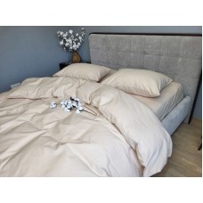 Комплект постільної білизни Бежева пастель S109, Turkish flannel Комплект постільної білизни Бежева пастель S109, Turkish flannel