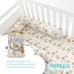 Бортик захисний мультифункціональний в ліжечко ТM PAPAELLA 60 x 15 см, 120 x 15 см обіймашки