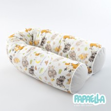 Бортик захисний мультифункціональний в ліжечко ТM PAPAELLA 60 x 15 см, 120 x 15 см обіймашки