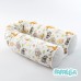 Бортик захисний мультифункціональний в ліжечко ТM PAPAELLA 60 x 15 см, 120 x 15 см обіймашки