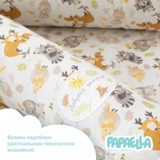 Бортик захисний мультифункціональний в ліжечко ТM PAPAELLA 60 x 15 см, 120 x 15 см обіймашки