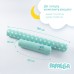 Бортик захисний мультифункціональний в ліжечко ТM PAPAELLA 60 x 15 см, 120 x 15 см зірка/горошок ментол