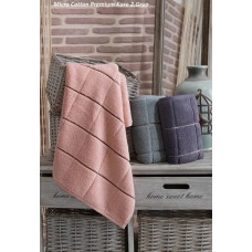 Рушники махрові Cestepe MicroCotton Delux Premium 50 x 90 подарункові