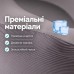 Дорожня подушка рогалик TRAVEL IDEIA, 27 x 26 x 17 см, з ефектом пам’яті та охолоджуючим трикотажем, сіра, ТМ IDEIA