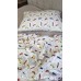 Комплект постільної білизни Драйв/сірий мусон, Turkish flannel Комплект постільної білизни Драйв/сірий мусон, Turkish flannel