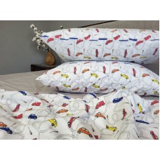 Комплект постільної білизни Драйв/сірий мусон, Turkish flannel Комплект постільної білизни Драйв/сірий мусон, Turkish flannel