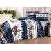 Комплект постільної білизни First Choice Flanel евро (Nature Navy Blue)