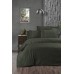 Комплект постільної білизни First Choice Ranforce DARK Deluxe евро (Gala Dark Green)