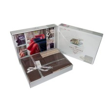 Комплект постільної білизни Alisa Ecru First Choice, Ranforce Deluxe, Євро, бежевий
