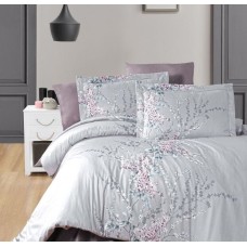 Комплект постільної білизни First Choice сатин евро (Wisteria Lilac)