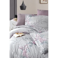 Комплект постільної білизни First Choice сатин евро (Wisteria Lilac)