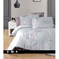 Комплект постільної білизни First Choice сатин евро (Wisteria Lilac)