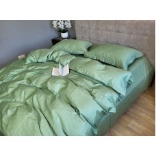 Комплект постільної білизни FRESH GREENS, Turkish satin