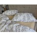 Комплект постільної білизни Turkish Cotton Гілочка, бежевий
