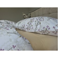 Комплект постільної білизни Turkish Cotton Гілочка, бежевий