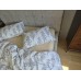 Комплект постільної білизни Turkish Cotton Гілочка, бежевий