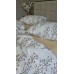 Комплект постільної білизни Turkish Cotton Гілочка, бежевий