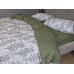 Комплект постільної білизни Turkish Cotton Гілочка, хакі