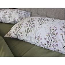 Комплект постільної білизни Turkish Cotton Гілочка, хакі