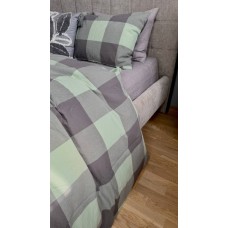 Комплект постільної білизни Варена бавовна Green Kilt+Rock Gray, Washed Cotton Комплект постільної білизни Варена бавовна Green Kilt+Rock Gray, Washed Cotton