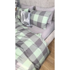 Комплект постільної білизни Варена бавовна Green Kilt+Rock Gray, Washed Cotton Комплект постільної білизни Варена бавовна Green Kilt+Rock Gray, Washed Cotton