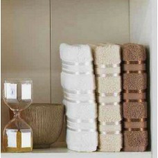 Gursan Cotton Stripe Mikro Delux 50 x 90 уп.3шт (Stripe-Brown)