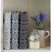 Набір рушників 3 шт Gursan Cotton Stripe Mikro Delux 50 x 90 (Stripe-Grey)