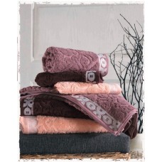 Набір рушників 3 шт Gursan Jacquard Cotton 70 x 140 (Damask)
