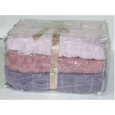 Набір рушників Gursan Jacquard Cotton 70 x 140 уп.3шт (Sade)