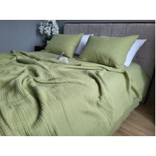 Мусліновий комплект постільної білизни Woodland, чотиришаровий, бавовна 100%, ТМ Комфорт-текстиль Мусліновий комплект постільної білизни Woodland, чотиришаровий, бавовна 100%, ТМ Комфорт-текстиль