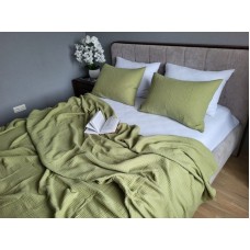 Комплект постільної білизни Herbal + White з м’якого 4-шарового мусліну, 100% бавовна, ТМ Комфорт-текстиль, Комплект постільної білизни Herbal + White з м’якого 4-шарового мусліну, 100% бавовна, ТМ Комфорт-текстиль,