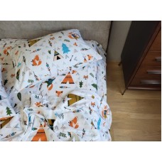 Комплект постільної білизни Хитрий лис, Turkish flannel