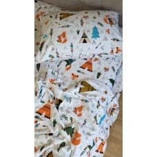 Комплект постільної білизни Хитрий лис, Turkish flannel