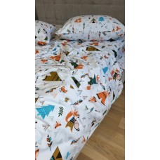 Комплект постільної білизни Хитрий лис, Turkish flannel