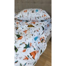 Комплект постільної білизни Хитрий лис, Turkish flannel