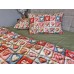 Комплект постільної білизни Кантрі Cotton 5D хакі із сердечками Комплект постільної білизни Кантрі Cotton 5D хакі із сердечками