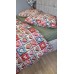 Комплект постільної білизни Кантрі Cotton 5D хакі із сердечками Комплект постільної білизни Кантрі Cotton 5D хакі із сердечками