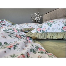 Комплект постільної білизни Каприз, cotton з рюшею Комплект постільної білизни Каприз, cotton з рюшею