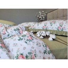 Комплект постільної білизни Каприз, cotton з рюшею Комплект постільної білизни Каприз, cotton з рюшею
