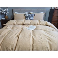 Комплект постільної білизни Beige, Варена бавовна LUXURY, ТМ Комфорт-текстиль