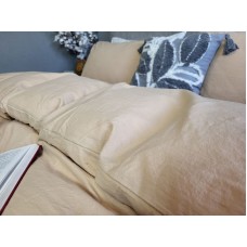 Комплект постільної білизни Beige, Варена бавовна LUXURY, ТМ Комфорт-текстиль