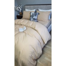 Комплект постільної білизни Beige, Варена бавовна LUXURY, ТМ Комфорт-текстиль