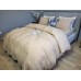 Комплект постільної білизни Beige, Варена бавовна LUXURY, ТМ Комфорт-текстиль
