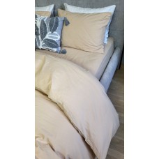 Комплект постільної білизни Beige, Варена бавовна LUXURY, ТМ Комфорт-текстиль