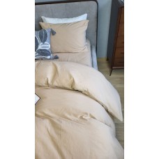 Комплект постільної білизни Beige, Варена бавовна LUXURY, ТМ Комфорт-текстиль