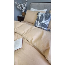 Комплект постільної білизни Beige, Варена бавовна LUXURY, ТМ Комфорт-текстиль