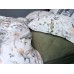 Комплект постільної білизни Birds, сатин PREMIUM, ТМ Комфорт-текстиль